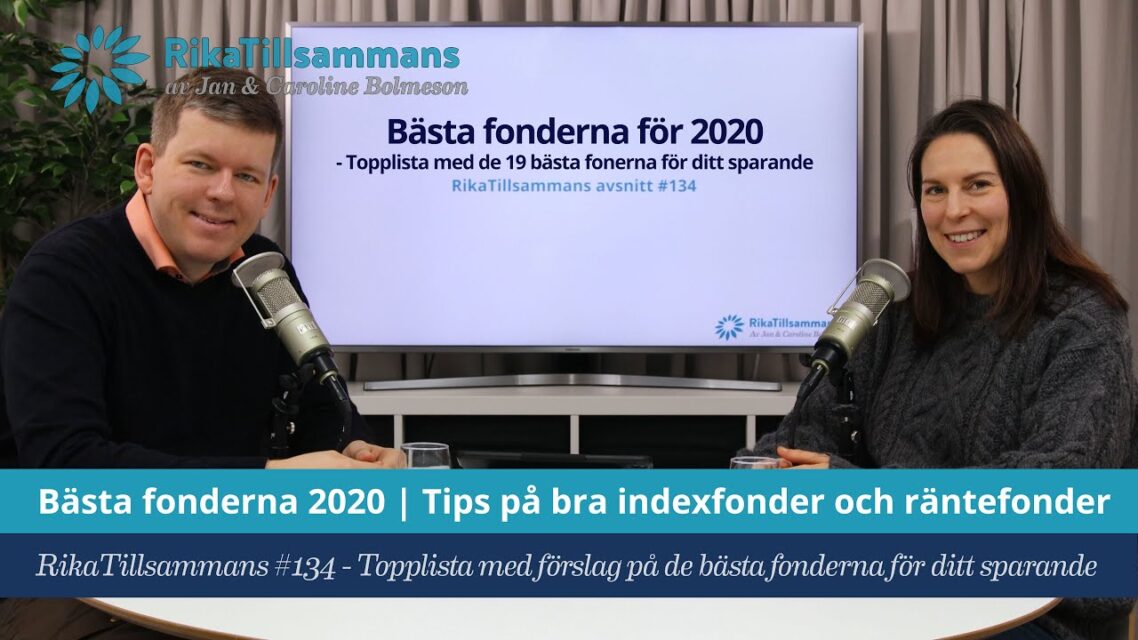 Tips på bra indexfonder och räntefonder 2020
